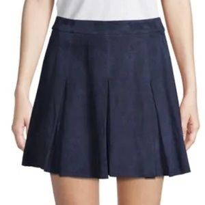 Alice + Olivia Lee Suede Mini Skirt